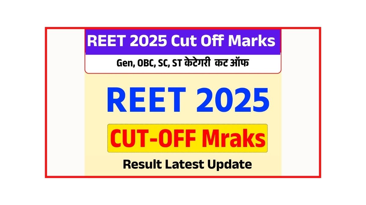 REET 2025 Cut Off Marks